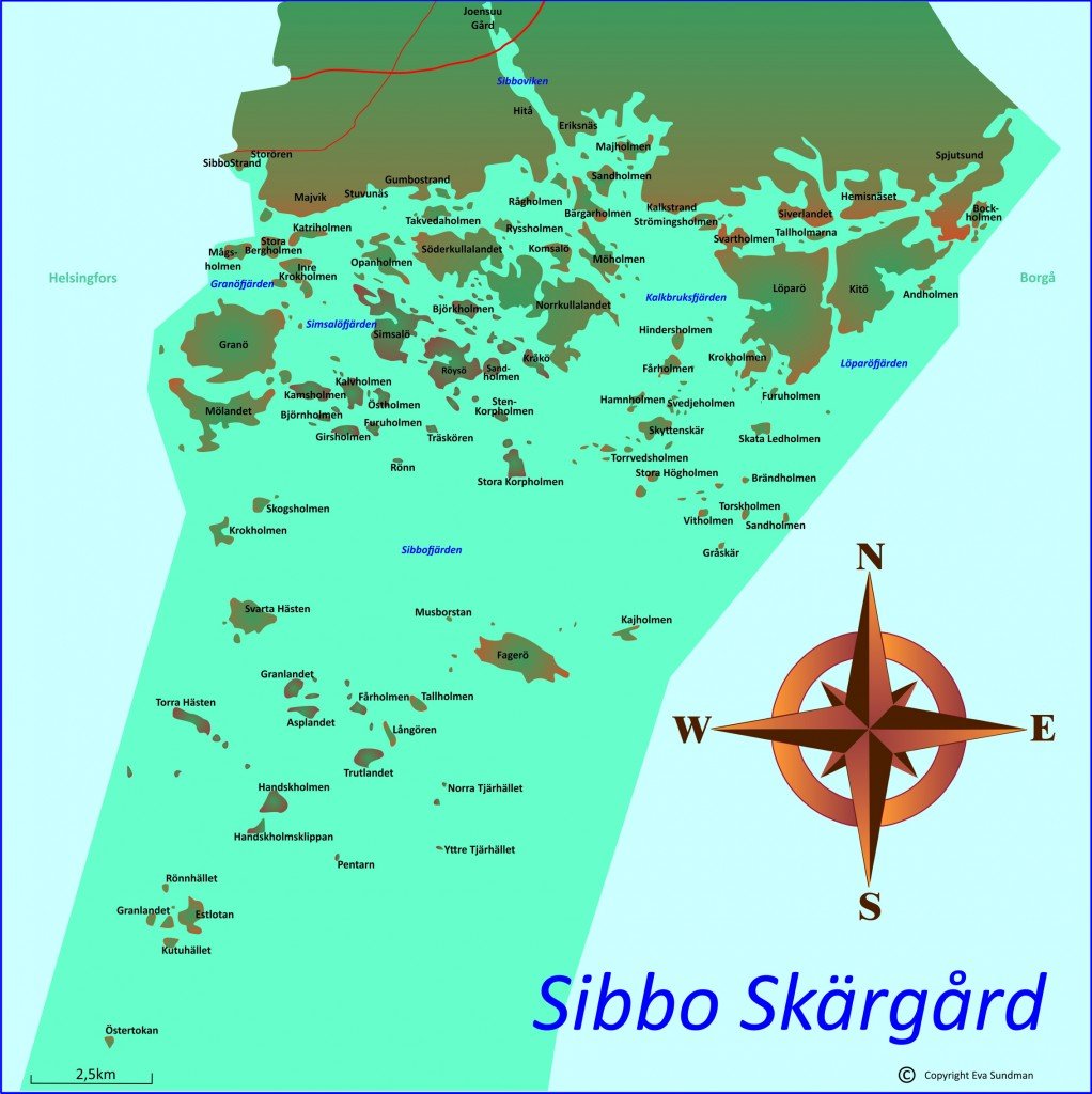 Sibbo skargard karta